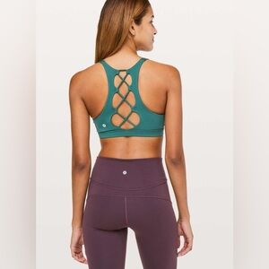Lululemon Tied To It Bra
Royal Emerald